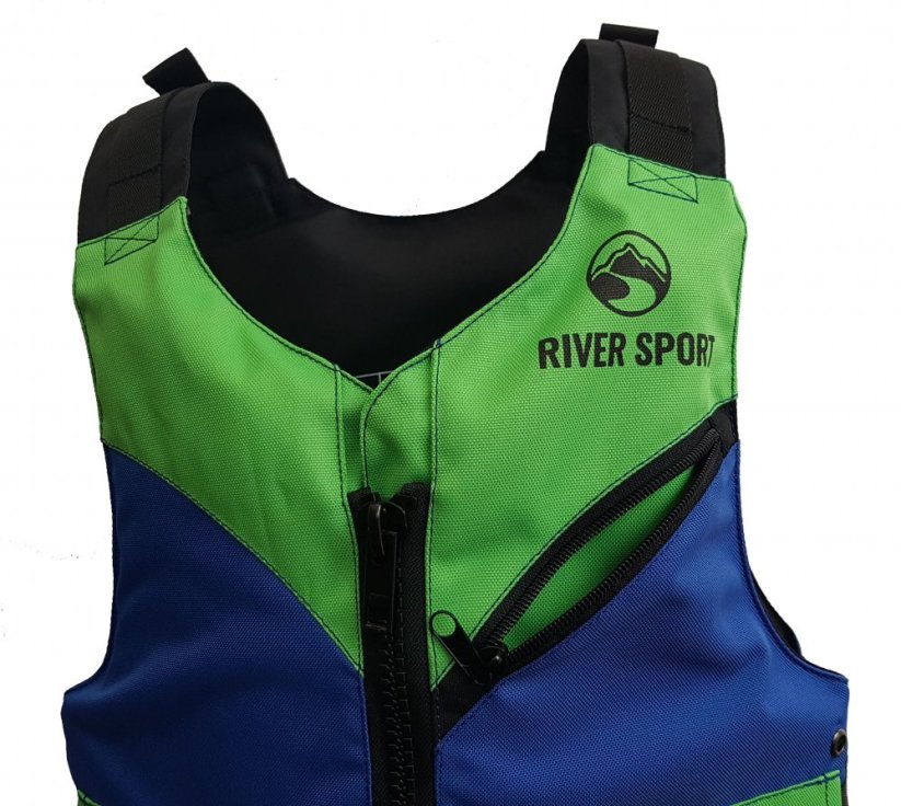 Plovací vesta C-VODÁK RIVER - Colour: zeleno-modrá, Life jacket sizes: L/XL