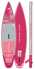 Paddleboard AQUA MARINA Coral Touring 11'6''x31''x6'' RASPBERRY