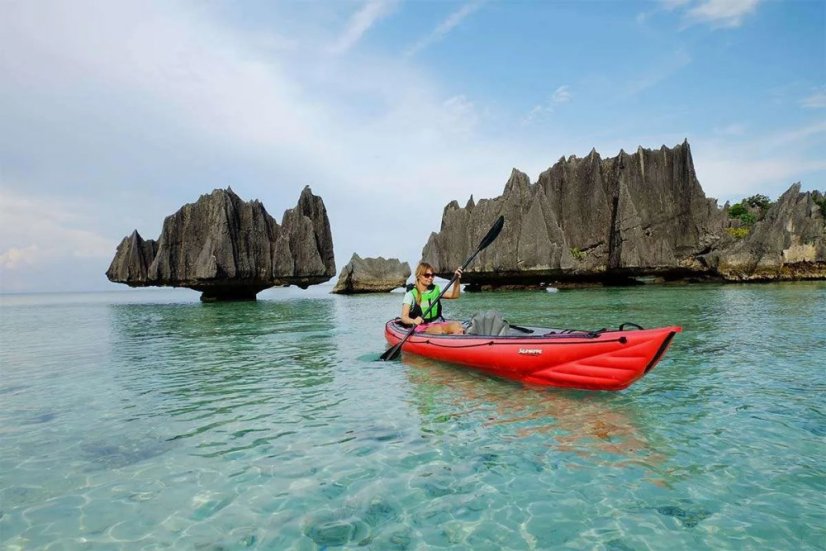 KAJAK SEAWAVE GUMOTEX SeaKayak Set1 - SeaKayak set: + kokpit 1M