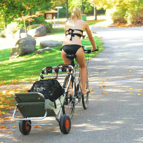 Eckla Bicycle Tow Bar for Beach Rolly