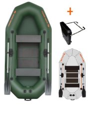 Člun Kolibri K-270 T profi, lamelová podlaha + Držák motoru