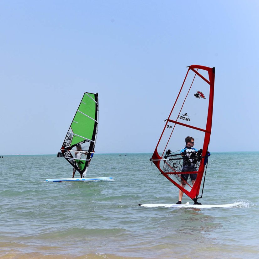 F2 Checker 4.5 sail including joint