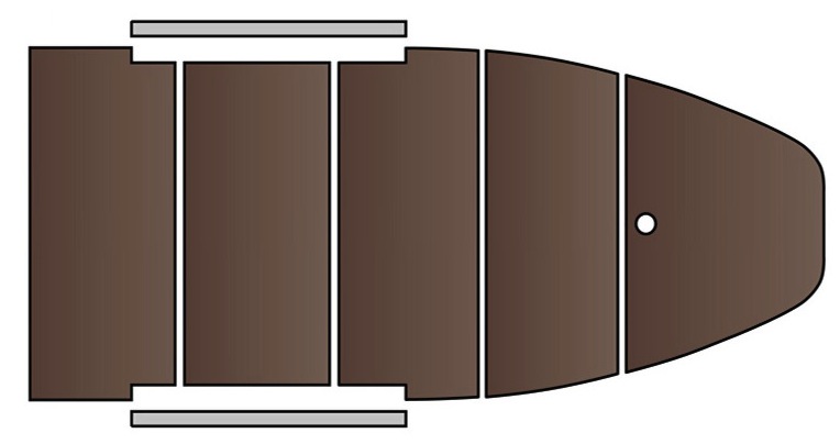 Člun Kolibri KM-330 D zelený, vystužená podlaha