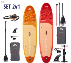 Špeciálna ponuka – sada: 2 paddleboardy Aqua Marina Monster + Fusion + elektrická pumpa