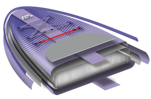 Paddleboard AQUA MARINA Coral 10'2''x31''x5'' NIGHT FADE