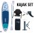 paddleboard GLADIATOR One 10'8'' White Kajak Set