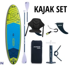 paddleboard GLADIATOR One 10'8'' Lime Kajak Set