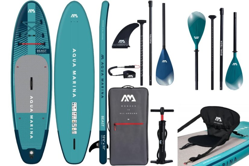 Paddleboard AQUA MARINA BEAST 10'6 Kajak set
