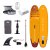Paddleboard with motor AQUA MARINA eFusion 10'10'' Combo