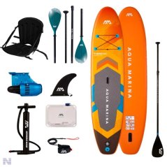 Paddleboard mit Motor AQUA MARINA GO TURBO 366 Kajak Set
