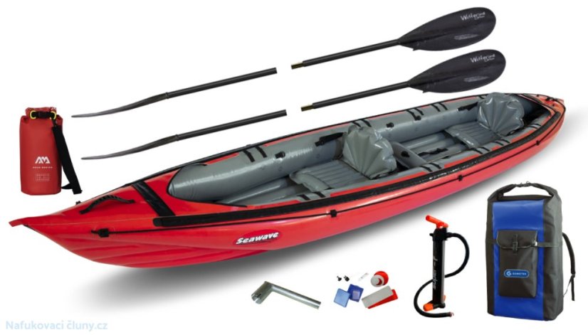 KAJAK SEAWAVE GUMOTEX výhodný set carbon