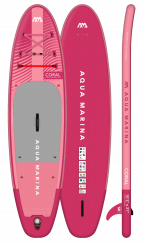 Paddleboard AQUA MARINA Coral 10'2''x31''x5'' RASPBERRY