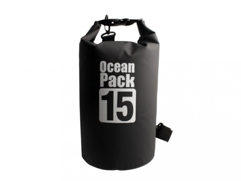 Trockentasche Ocean Pack 15 L - Farbe: Schwarz