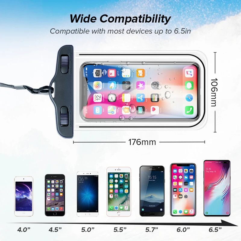 Waterproof case for mobile phone