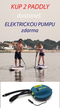 Akce KUP 2 PADDLY a dostenš ELEKTRICKOU PUMPU zdarma