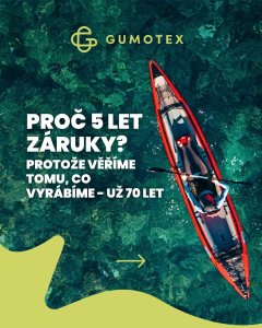 Výběr nafukovací kánoe Gumotex - srovnání kánoe Pálava, Baraka a Scout