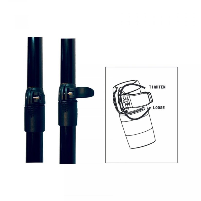 Pádlo kajak Scoprega KWB FIBERGLASS ADJ