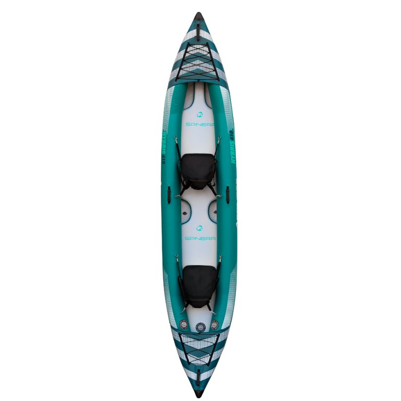 Inflatable kayak SPINERA Hybris 410 - Pádlo v sadě: 2x paddle kayak SCOPREGA KWB FIBERGLASS ADJ 210-240 cm