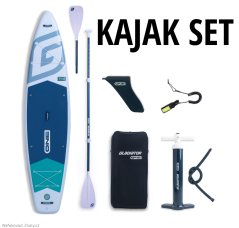 paddleboard GLADIATOR One 11'4'' White-Kajak Set