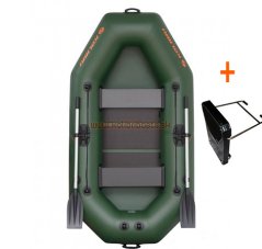 Čln Kolibri K-240 T  lamelová podlaha + Držák motoru