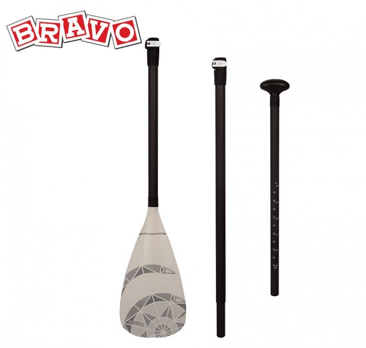 Pádlo SUP BRAVO CARBON ADJ