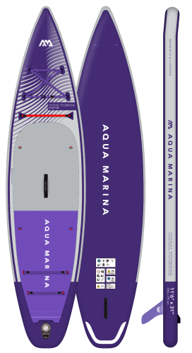 Paddleboard AQUA MARINA Coral Touring 11'6''x31''x6'' NIGHT FADE