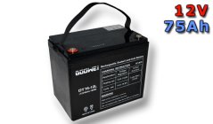 Gelová baterie Goowei OTL75-12, 75Ah, 12V