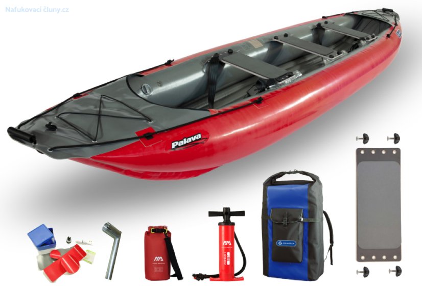 KANOE PÁLAVA GUMOTEX Set pro 3 osoby