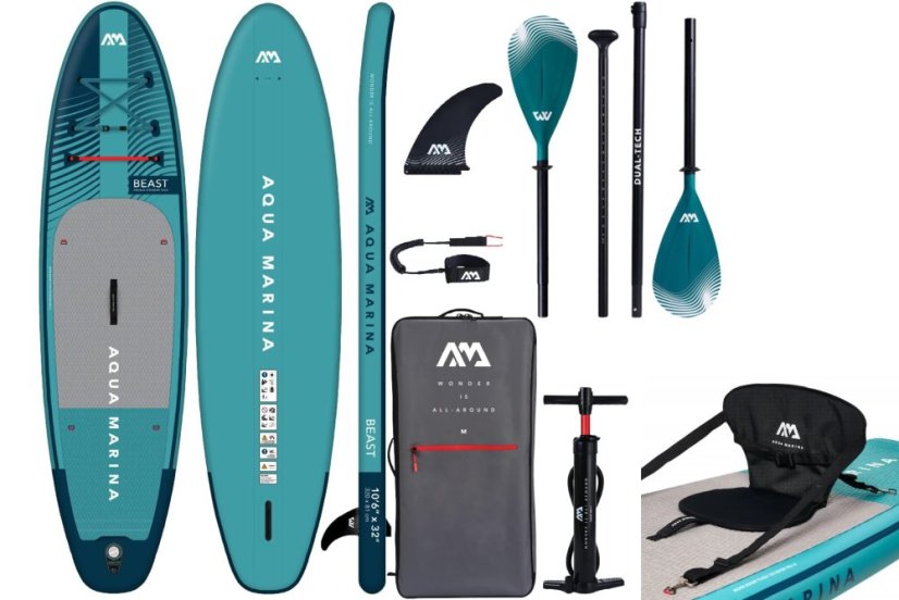 Paddleboard AQUA MARINA BEAST 10'6 Kajak set