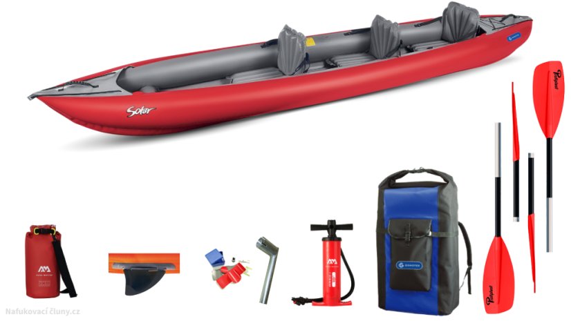 KAJAK SOLAR 3 GUMOTEX trojmístný set