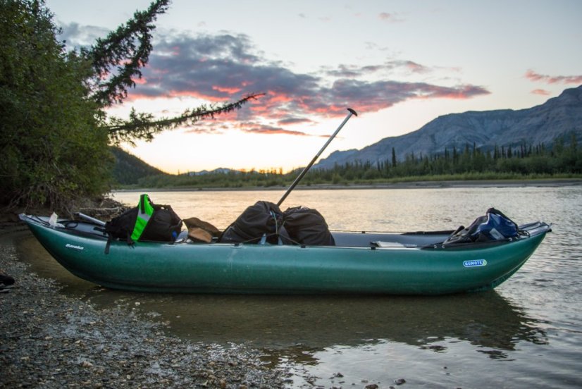 CANOE BARAKA GUMOTEX set Travel - Colour: Green