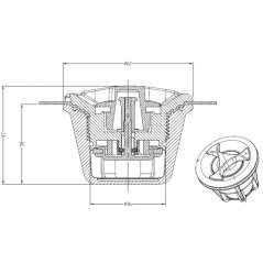 BRAVO VA 2005 GREY - inflation valve