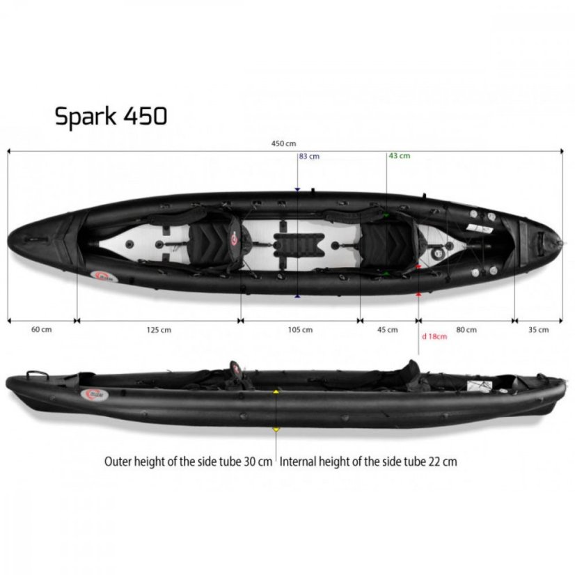 Kajak Zelgear Spark 450