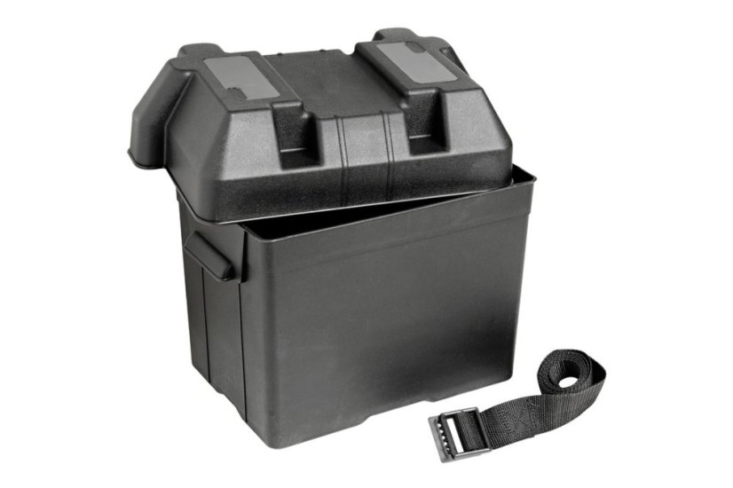 Schránka baterie pro aku/265x175x205mm černá