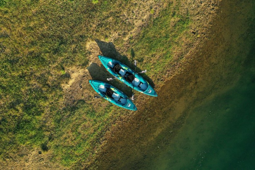 Kajak AQUA MARINA Steam 312 rozbalená - Pádlo v sadě: bez pádla