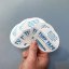 Samolepicí záplaty Stormsure Tuff Tape 5x záplata o průměru 75 mm