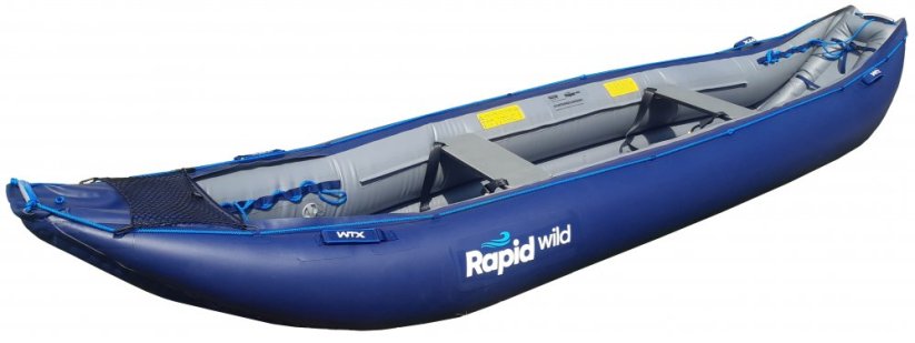 Inflatable canoe WTX Rapid Wild - Colour: Navy blue