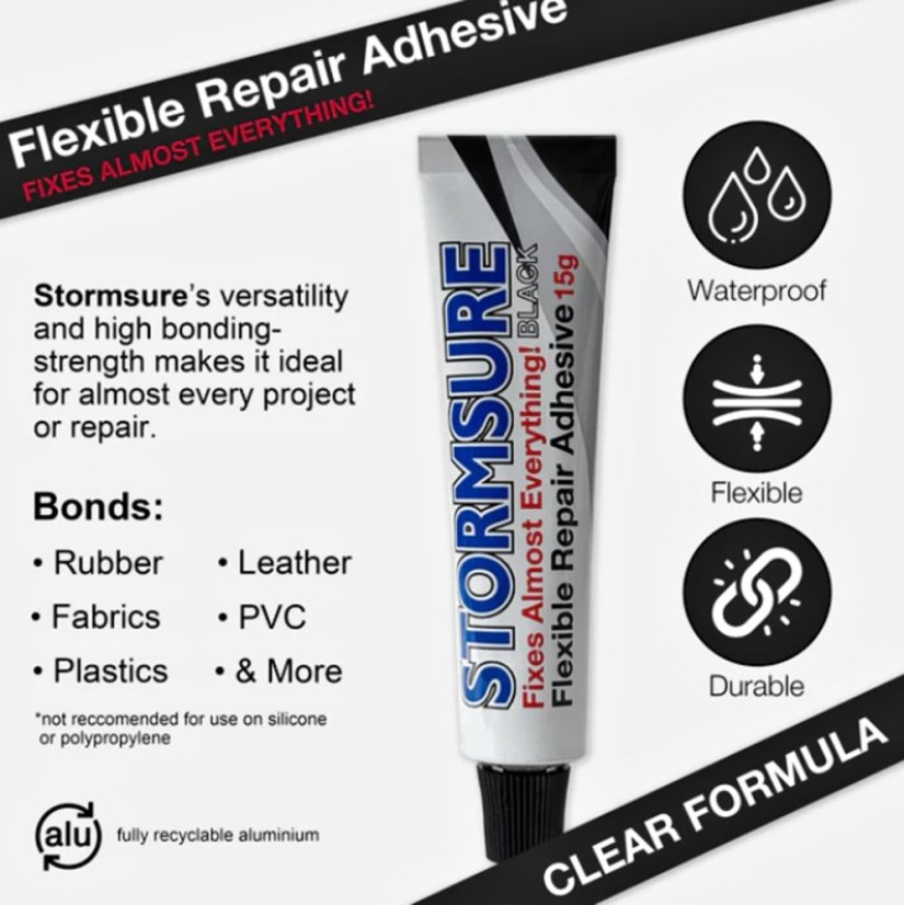 Lepidlo Stormsure Flexible Adhesive Černé 15 g